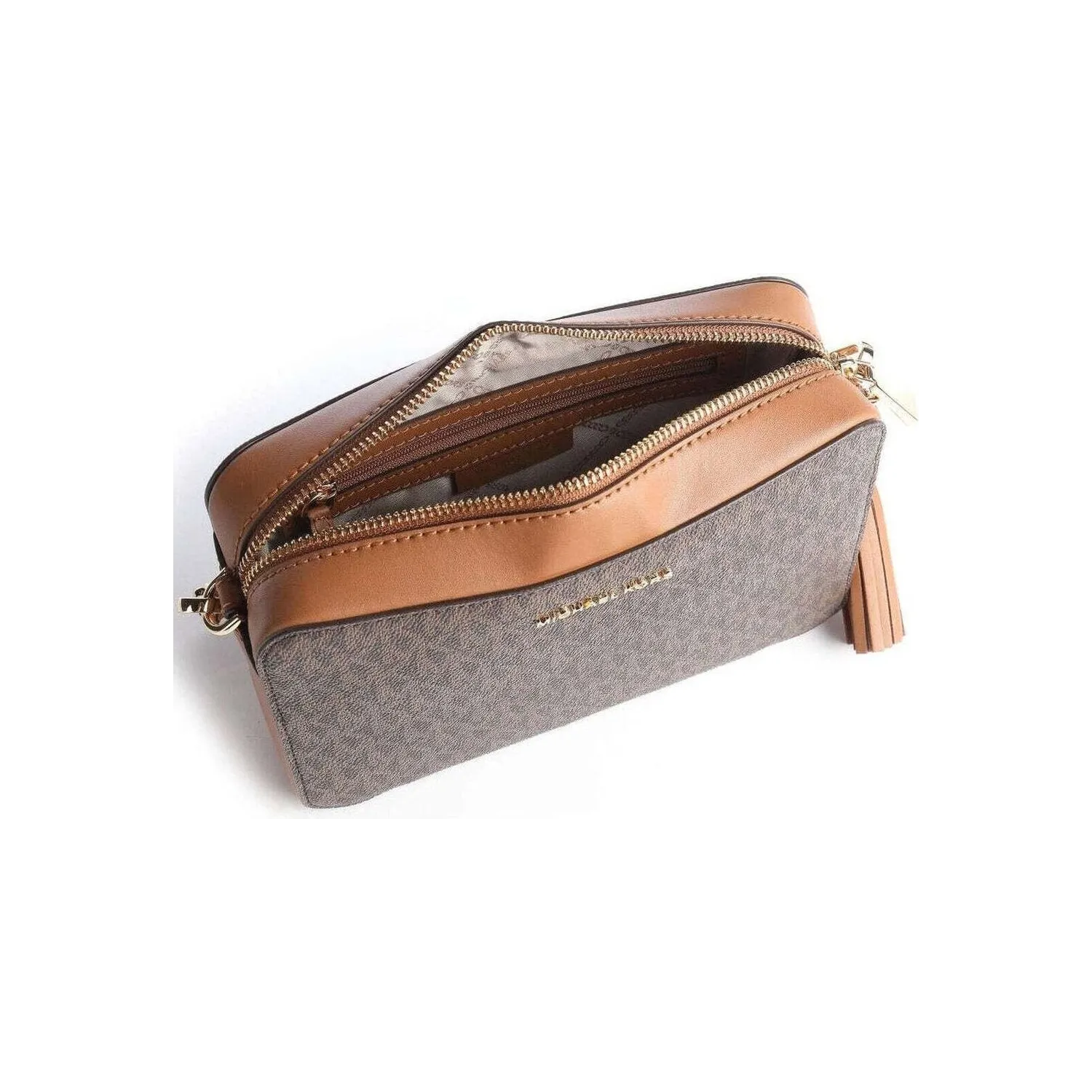 MK JET SET MD CAMERA BAG BROWN